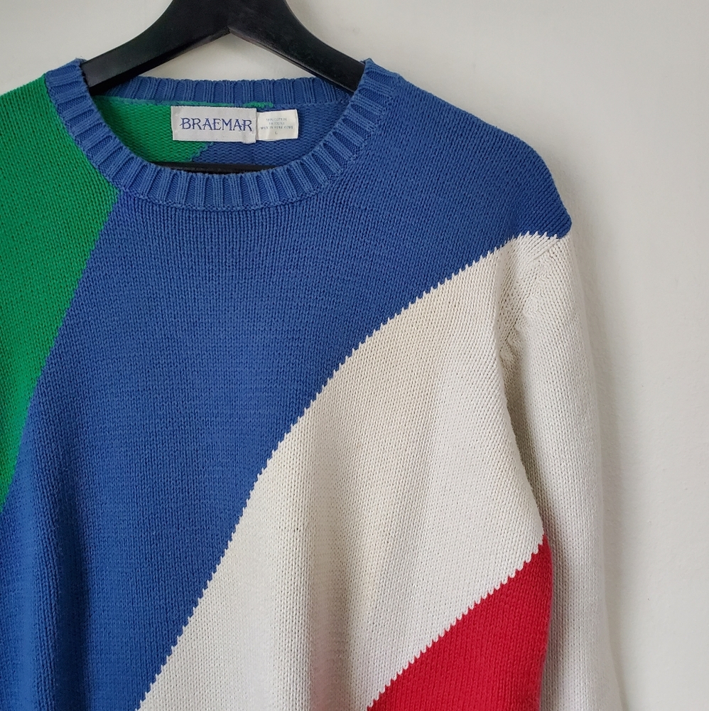 VTG colorblock sweater - Picture 9 of 11